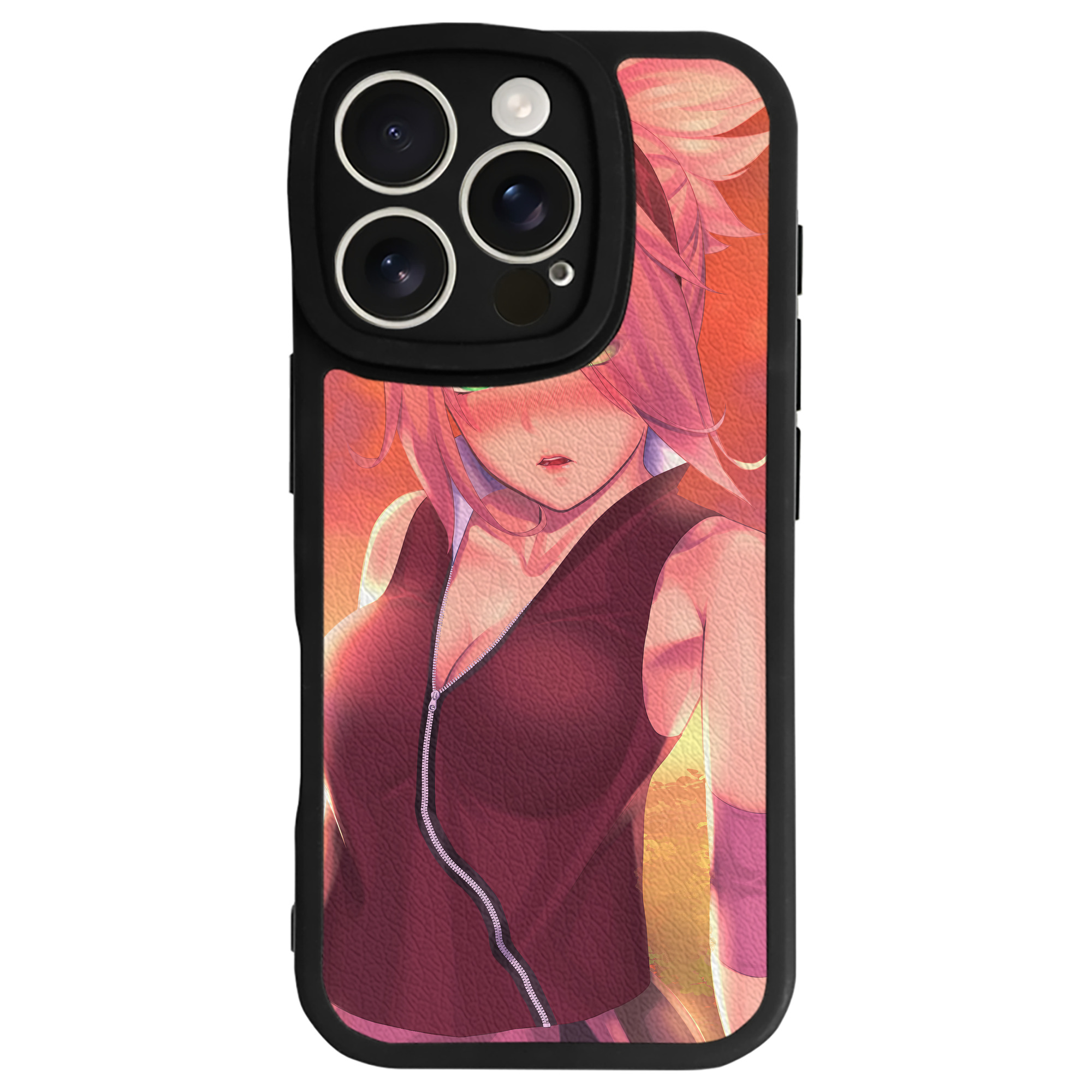 （画像用） NARUTO -ナルト- NARUTO -ナルト- 疾風伝 【iPhone 16シリーズ対応】シリコンスマホケース（レザー調） 材質：シリコン